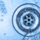 Kitchen sink, running water (light blue)