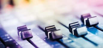 Sound Mixing board