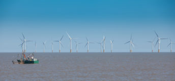 Offshore wind farm is under operation.